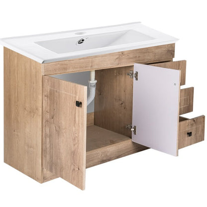 Kit Mueble + Vanitorio Super Muebles SM120PHWP (120x47x80cm)