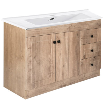 Kit Mueble + Vanitorio Super Muebles SM120PHWP (120x47x80cm)