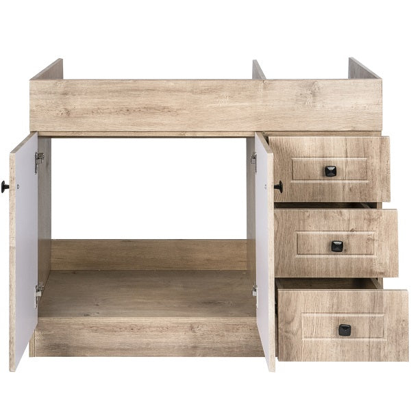 Mueble Base vanitorio SM120PH Wood 120x45x80cm (Sin Cubierta)