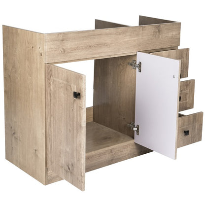 Mueble Base vanitorio SM120PH Wood 120x45x80cm (Sin Cubierta)