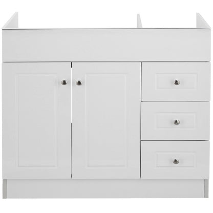 Mueble Vanitorio Blanco Super Muebles SM120PHDB 120x45x80cm (Sin Cubierta)