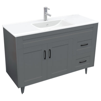 Kit Mueble + Vanitorio Super Muebles SM120SK Gris P (120x47x80cm)