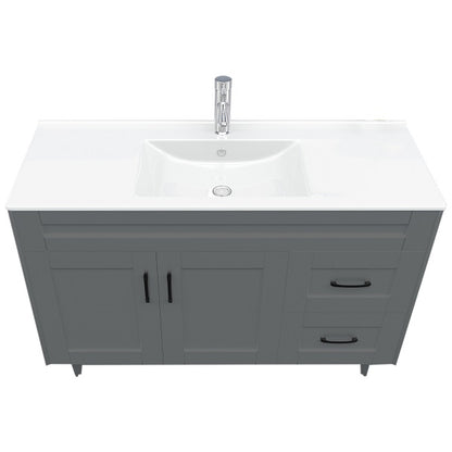 Kit Mueble + Vanitorio Super Muebles SM120SK Gris P (120x47x80cm)