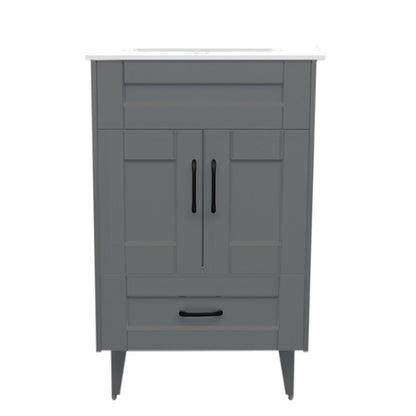 Kit Mueble + Vanitorio Super Muebles SM50SK Gris P (50x40x80cm)