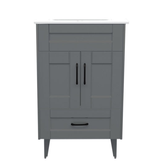 Kit Mueble + Vanitorio Super Muebles SM50SK Gris P (50x40x80cm)