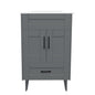 Kit Mueble + Vanitorio Super Muebles SM50SK Gris P (50x40x80cm)