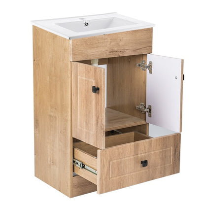 Kit Mueble + Vanitorio Super Muebles 50PHWC (50x40x80cm)