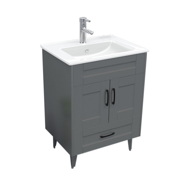 Kit Mueble + Vanitorio Super Muebles SMB60SK Gris P (60x47x80cm)