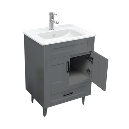 Kit Mueble + Vanitorio Super Muebles SMB60SK Gris P (60x47x80cm)