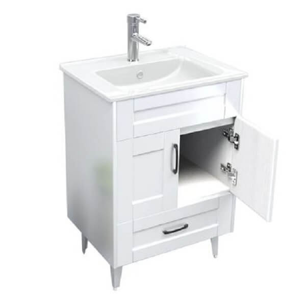 Kit Mueble + Vanitorio Super Muebles SMB60SKBP (60x47x80cm)