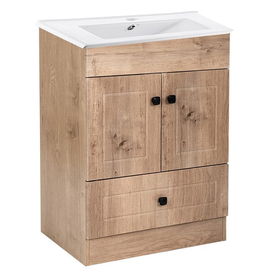 Kit Mueble + Vanitorio Super Muebles 60PHWP (60x47x80cm)