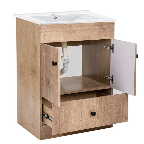 Kit Mueble + Vanitorio Super Muebles 60PHWP (60x47x80cm)