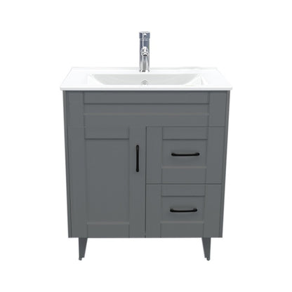 Kit Mueble + Vanitorio Super Muebles SM70SK Gris P (70x47x80cm)