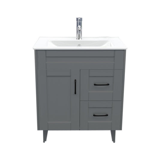 Kit Mueble + Vanitorio Super Muebles SM70SK Gris P (70x47x80cm)