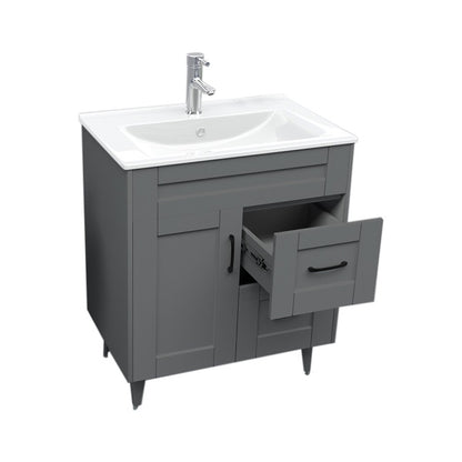 Kit Mueble + Vanitorio Super Muebles SM70SK Gris P (70x47x80cm)