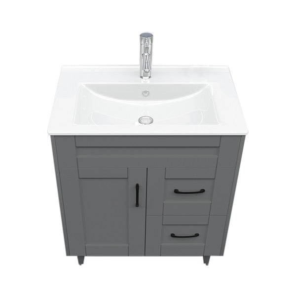 Kit Mueble + Vanitorio Super Muebles SM70SK Gris P (70x47x80cm)