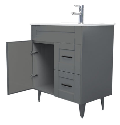 Kit Mueble + Vanitorio Super Muebles SM70SK Gris P (70x47x80cm)