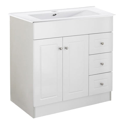 Kit Mueble + Vanitorio Super Muebles B80PHDP-B (80x47x80cm)