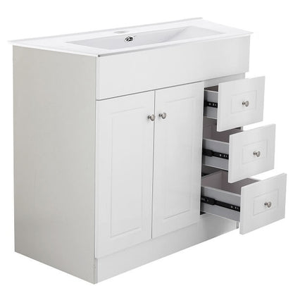 Kit Mueble + Vanitorio Super Muebles B80PHDP-B (80x47x80cm)