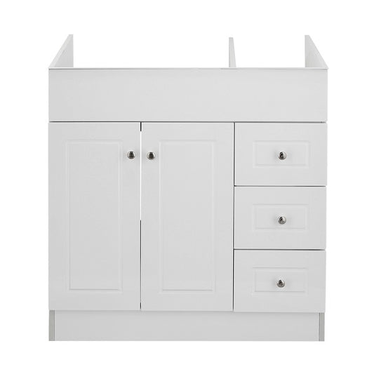 Mueble Vanitorio Blanco Super Muebles SM80PHDB 80x47x80cm (Sin Cubierta)