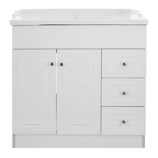 Kit Mueble + Vanitorio Super Muebles B80PHDF-B (80x47x80cm)