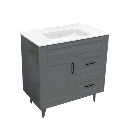 Kit Mueble + Vanitorio Super Muebles SM80SK Gris P (80x47x80cm)