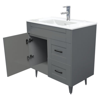 Kit Mueble + Vanitorio Super Muebles SM80SK Gris P (80x47x80cm)