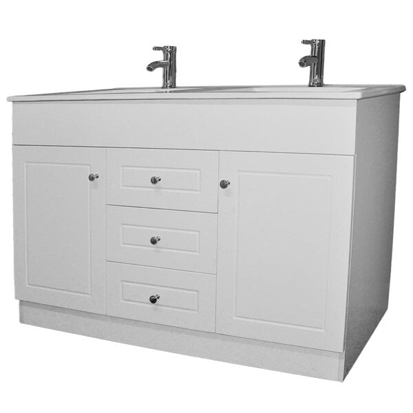 Kit Mueble + Vanitorio Super Muebles SMD120P120D (120x47x80cm)