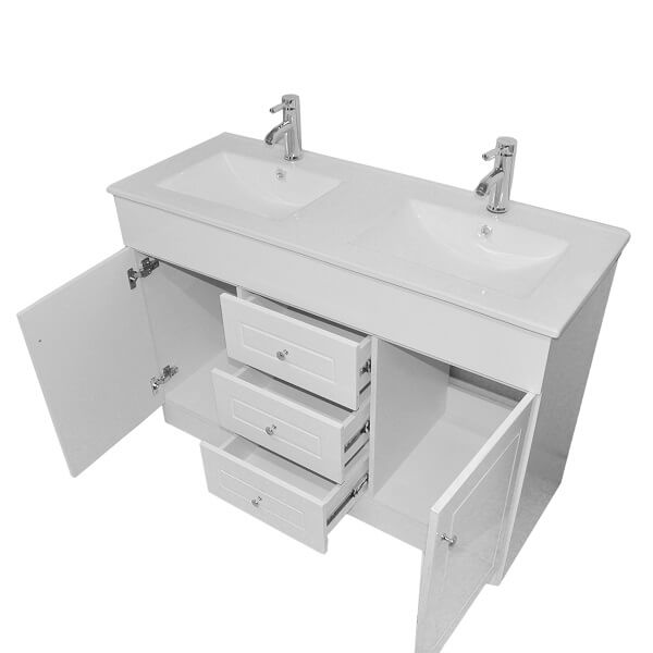 Kit Mueble + Vanitorio Super Muebles SMD120P120D (120x47x80cm)