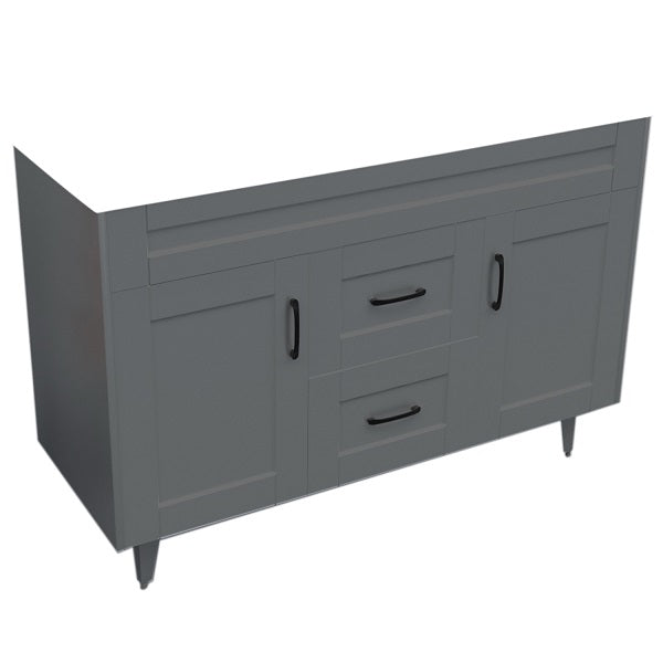 Mueble Deluxe Doble Super Muebles SMD120SK Gris (Sin Cubierta) (120x47x80cm)