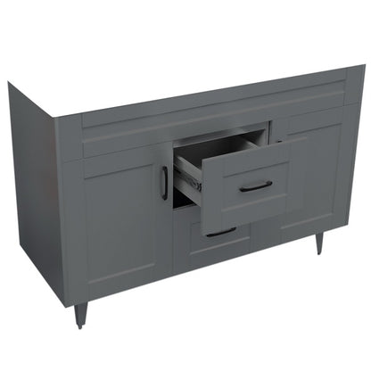 Mueble Deluxe Doble Super Muebles SMD120SK Gris (Sin Cubierta) (120x47x80cm)