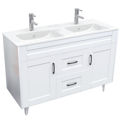 Kit Mueble + Vanitorio Super Muebles SMD120SK Blanco P (120x47x80cm)