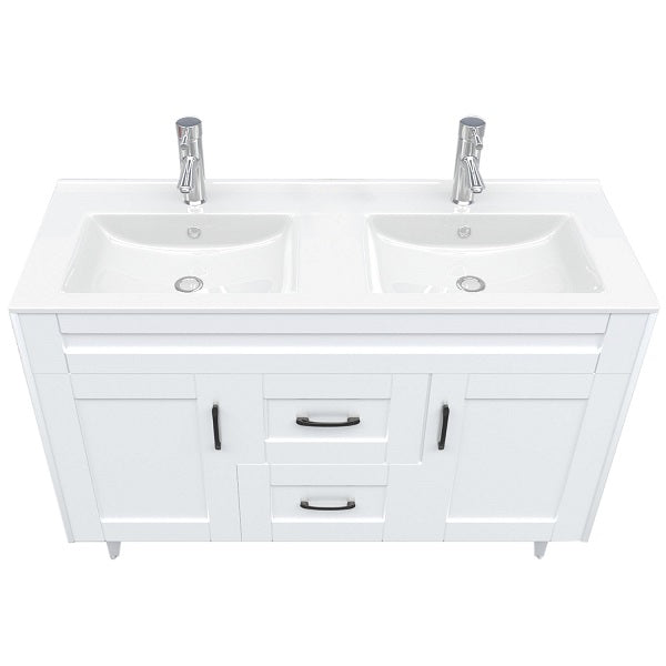 Kit Mueble + Vanitorio Super Muebles SMD120SK Blanco P (120x47x80cm)