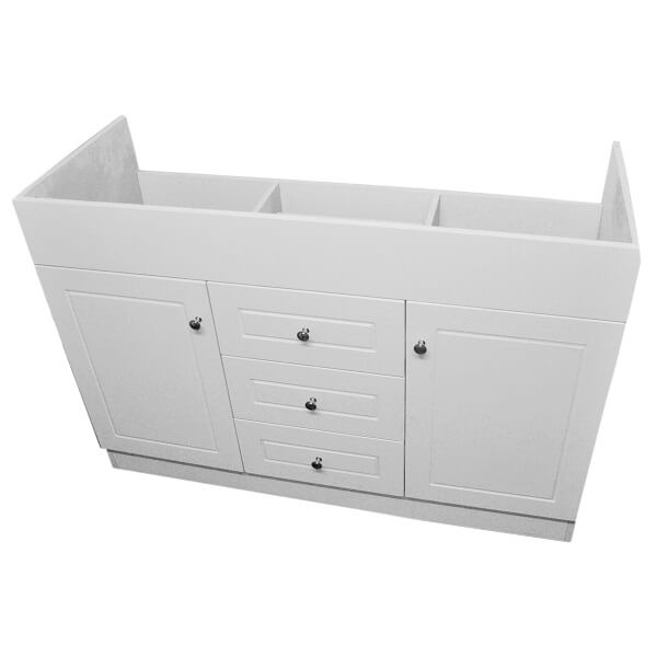 Mueble Vanitorio Blanco Super Muebles SMD120 120x47x80cm
