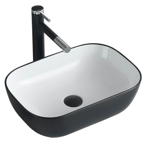 Lavamanos Sobreponer Super Muebles SM895-BLACK OR WHITE / 45,5x32x13,5