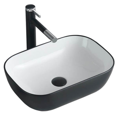 Lavamanos Sobreponer Super Muebles SM895-BLACK OR WHITE / 45,5x32x13,5