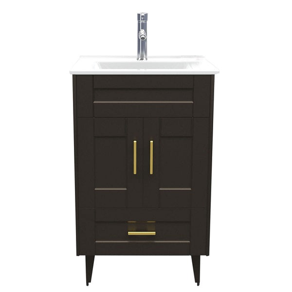 Kit Mueble + Vanitorio Super Muebles SM50SK Café P (50x40x80cm)