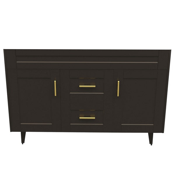 Mueble Deluxe Doble Super Muebles SMD120SK Café (Sin Cubierta) (120x47x80cm)