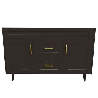 Mueble Deluxe Doble Super Muebles SMD120SK Café (Sin Cubierta) (120x47x80cm)