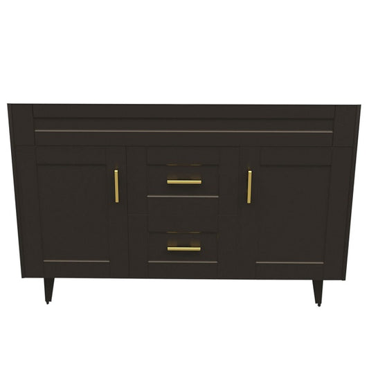 Mueble Deluxe Doble Super Muebles SMD120SK Café (Sin Cubierta) (120x47x80cm)