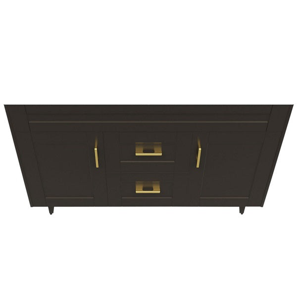 Mueble Deluxe Doble Super Muebles SMD120SK Café (Sin Cubierta) (120x47x80cm)