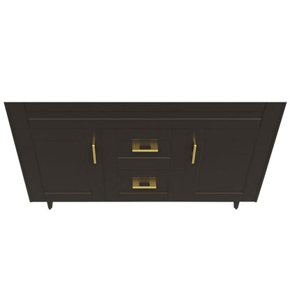 Mueble Deluxe Doble Super Muebles SMD120SK Café (Sin Cubierta) (120x47x80cm)