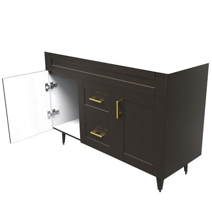 Mueble Deluxe Doble Super Muebles SMD120SK Café (Sin Cubierta) (120x47x80cm)