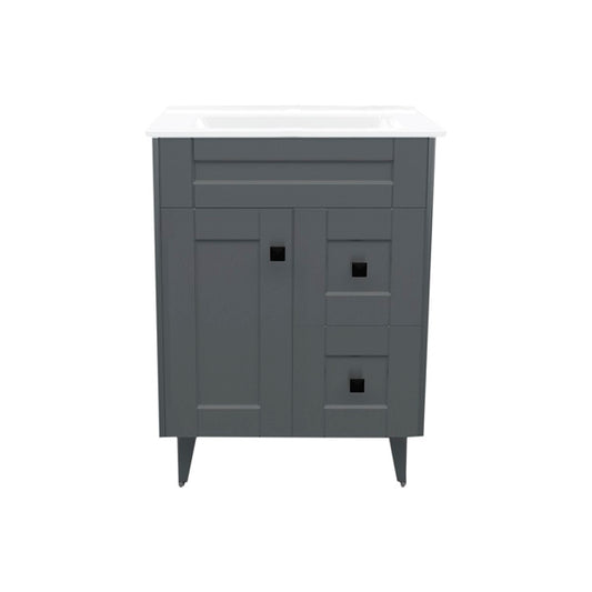 Kit Mueble + Vanitorio Super Muebles SMN60SK Gris P (60x47x80cm)