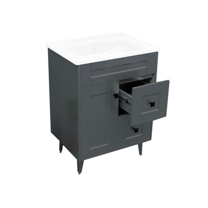 Kit Mueble + Vanitorio Super Muebles SMN60SK Gris P (60x47x80cm)