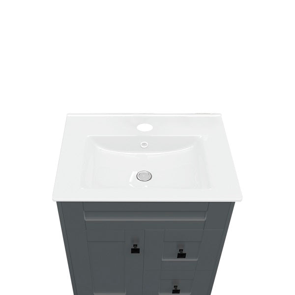 Kit Mueble + Vanitorio Super Muebles SMN60SK Gris P (60x47x80cm)