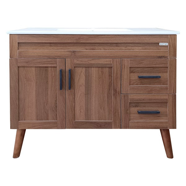 Kit Mueble + Vanitorio Super Muebles Nogal (100x47x80cm)