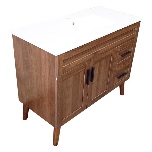 Kit Mueble + Vanitorio Super Muebles Nogal (100x47x80cm)