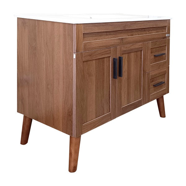 Kit Mueble + Vanitorio Super Muebles Nogal (100x47x80cm)