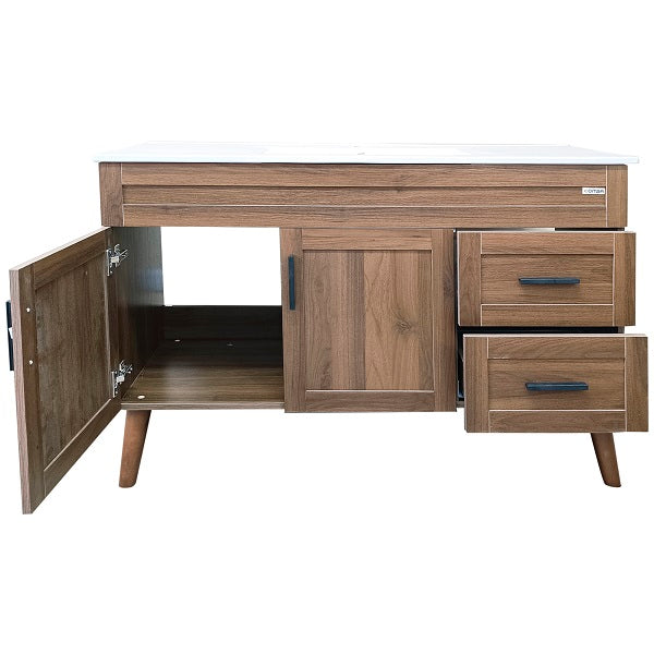Kit Mueble + Vanitorio Super Muebles Nogal S (120x47x80cm)